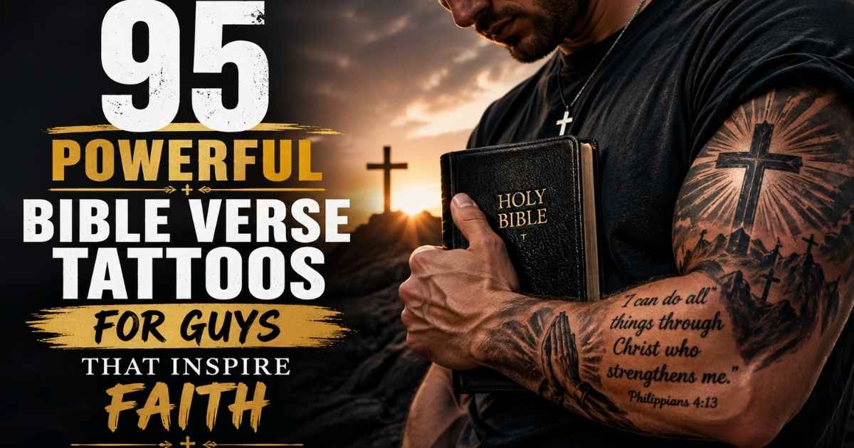Bible Verse Tattoos for Men