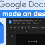 Google Docs Dark Mode